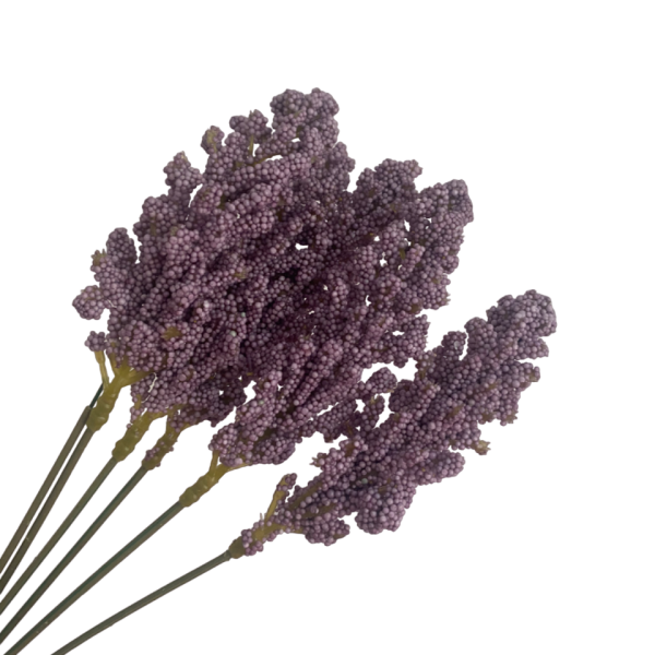 Purple Myla Ear of Wheat Bunch