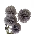 Grey Chloe 4-Head Chrysanthemum Spray