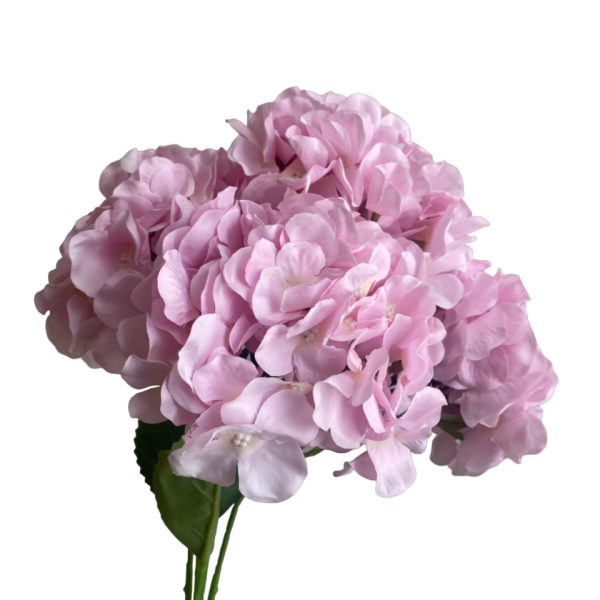 Pink Bianca 5-Head Hydrangea Bunch