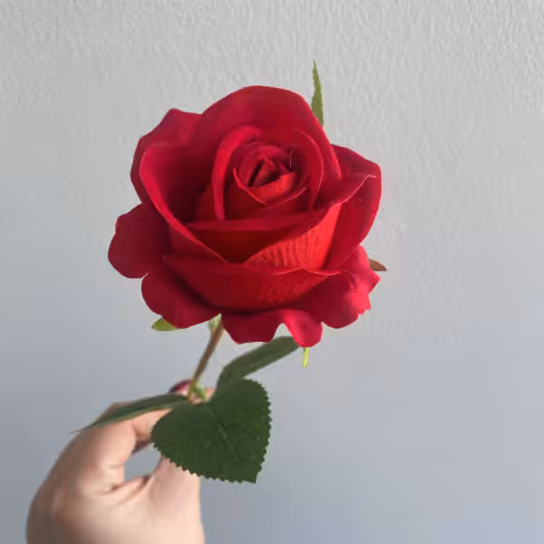Red Sara Mini Velvet Rose
