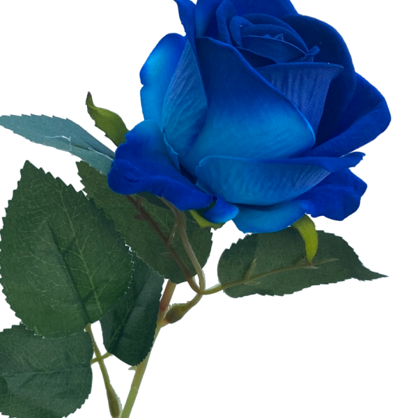 Blue Sara Mini Velvet Rose