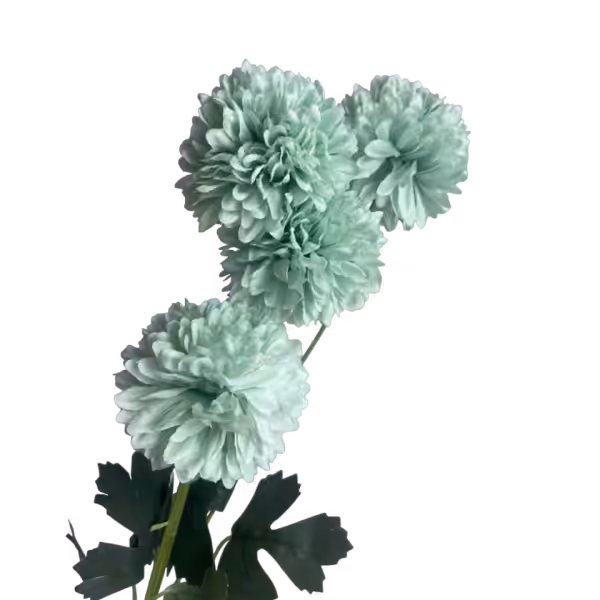 Light Green Chloe 4-Head Chrysanthemum Spray