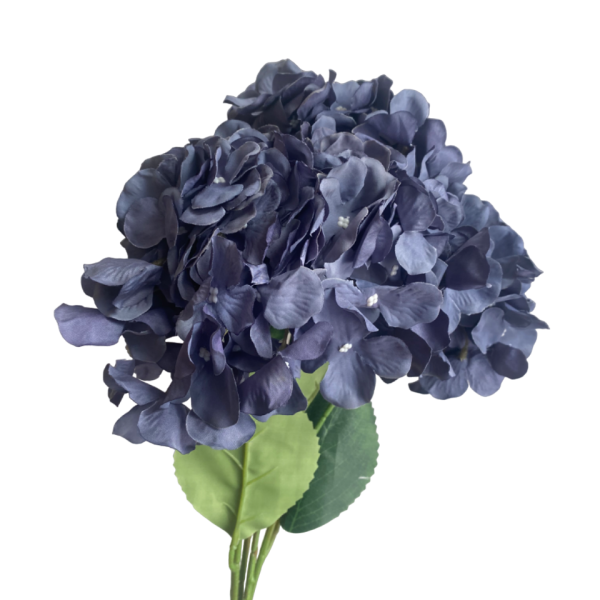 Navy Bianca 5-Head Hydrangea Bunch