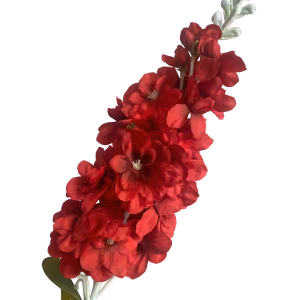 Red Sadie Silk Delphinium