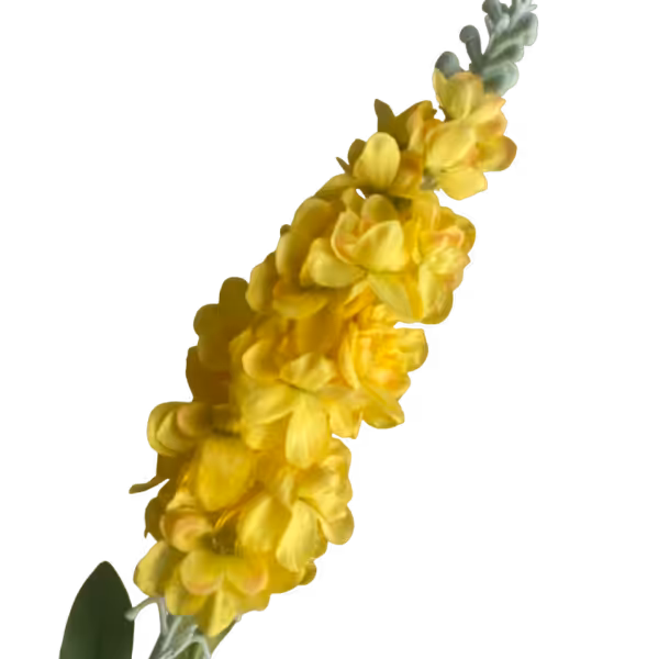 Yellow Sadie Silk Delphinium