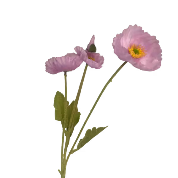 Lolly Pink Elsie Poppy Spray