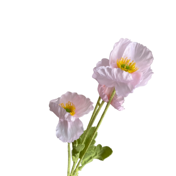 Pink Elsie Poppy Spray