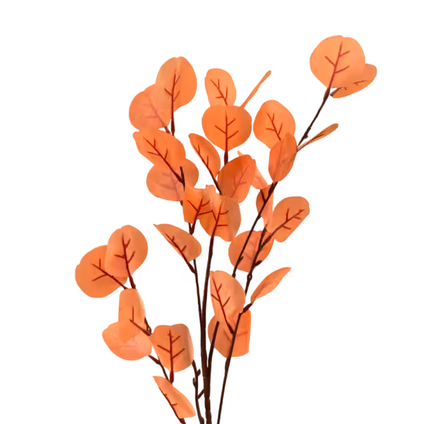 Orange Veronica Eucalyptus Spray