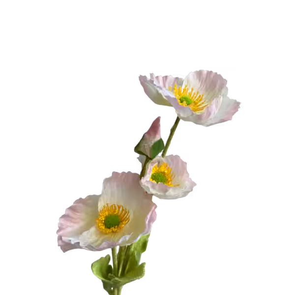Pink Fringe Elsie Poppy Spray