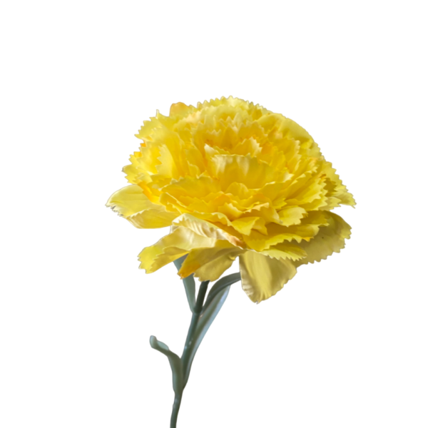 Yellow Gigi Silk Carnation