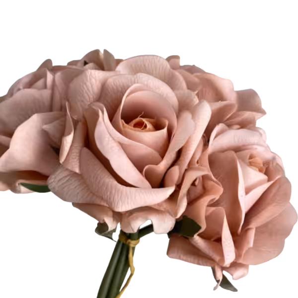 Blush Capri Real Touch Rose Bunch
