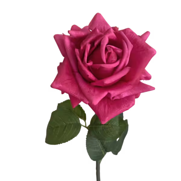 Deep Pink Eva Real Touch Rose