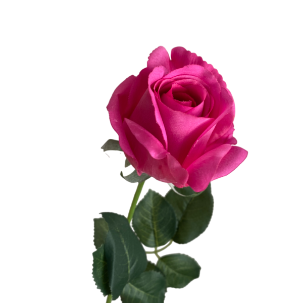 Hot Pink Emma Real Touch Rose Bud