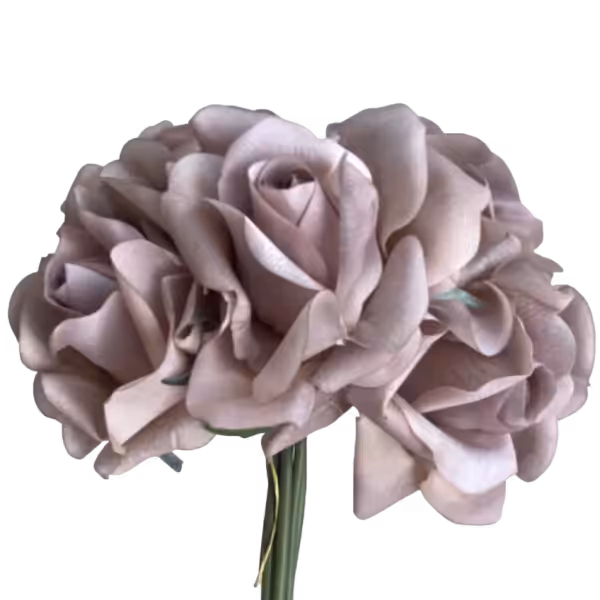 Latte Capri Real Touch Rose Bunch