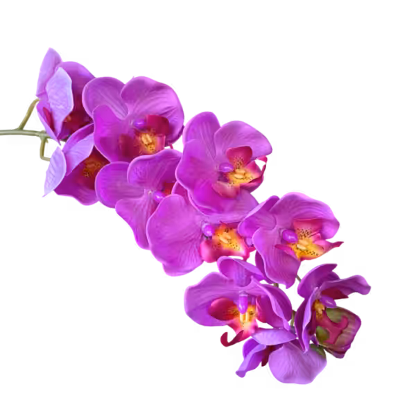 Purple Layla Real Touch 10-Head Orchid