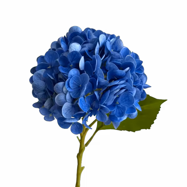 Blue Misha Real Touch Hydrangea Stem